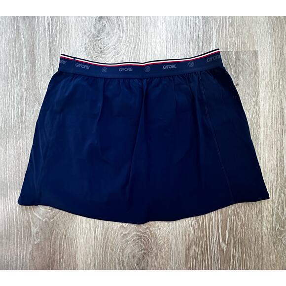G/Fore | Stretch Warp Knit Perforated Ops Skort | Navy | NWOT | SZ M - Picture 8 of 8